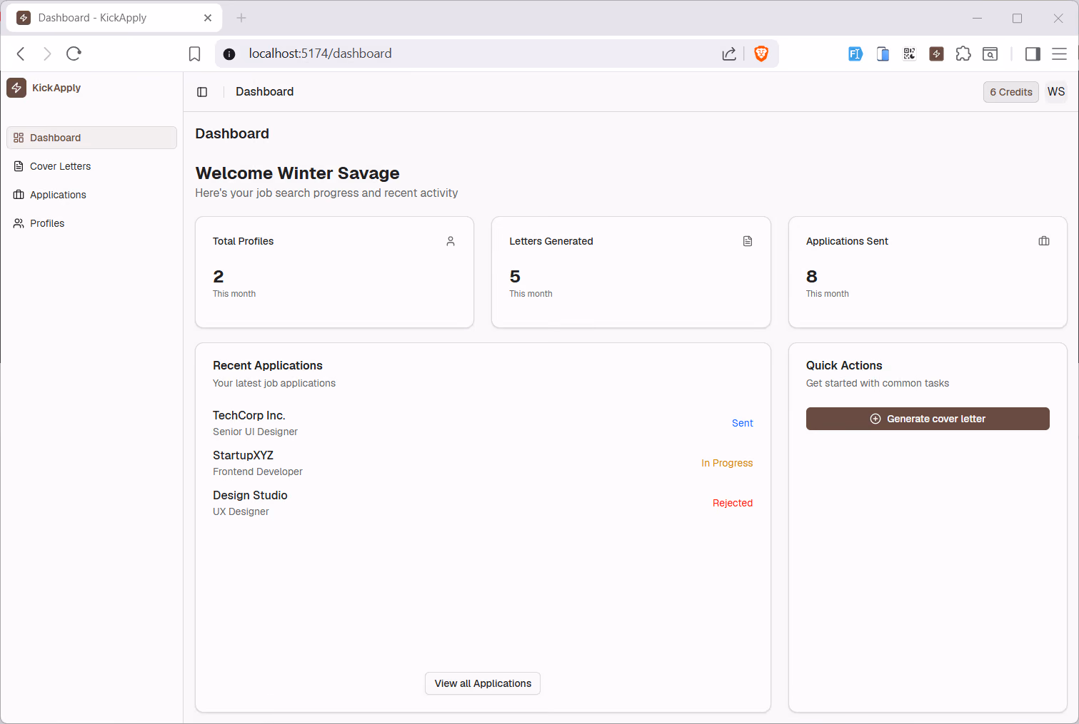 Kickapply